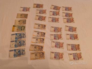 Lotto 29 banconote Lire