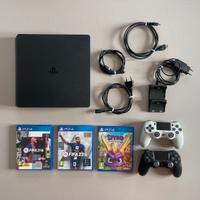 PlayStation 4 Slim 500gbc + accessori + giochi