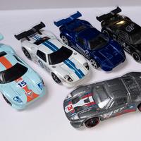 Hotwheels 1/64 5 modelli Ford GT40 LM non giocati 