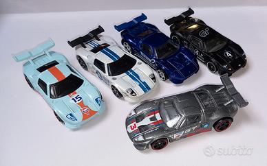Hotwheels 1/64 5 modelli Ford GT40 LM non giocati 