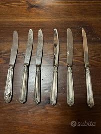 Posate in  argento 800 usate antico