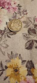  moneta australiana in argento da 6 pence del 1944