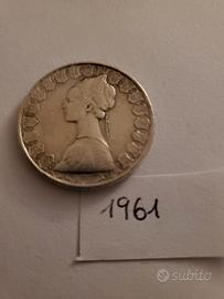 REPUBBLICA ITALIANA 500 Lire Caravelle del 1961