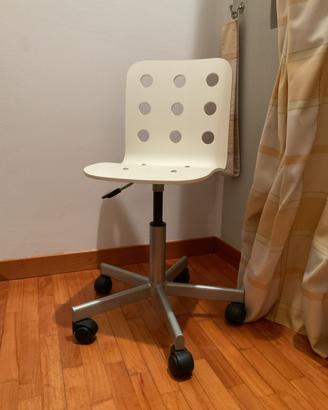 Sedia da scrivania bianca