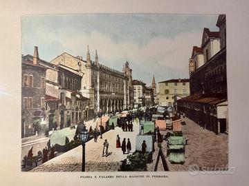 Stampa d’epoca Ferrara