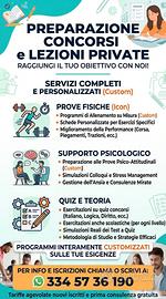 Preparazione concorsi e lezioni private