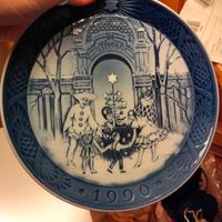 Piatto Natale Copenhagen 1990