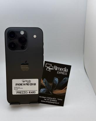 iPhone 14 Pro 128GB nero usato garanzia 