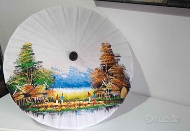 Ombrello parasole in bambù e carta – Thailandia