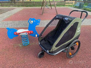 Rimorchio da bici per  trasporto bambini