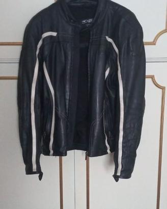 GIACCA MOTO IN PELLE MARCA AXO - TAGLIA XXL