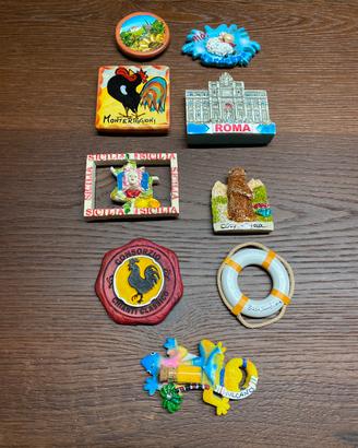 Set di 9 calamite - Italia