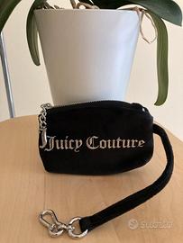 Pochette di velluto nero Juicy Couture