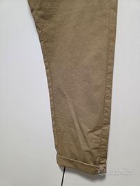 PIOMBO - Pantalone champagne chino trama ripstop