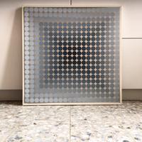 Quadro Vasarely CTA 102 serigraph 70 x 70 cm 1966