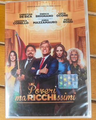 Sealed sigillato DVD film "Poveri ma ricchissimi"