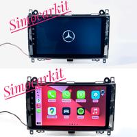 CAR TABLET ANDROID 12 PER MERCEDES CLASSE A B VITO