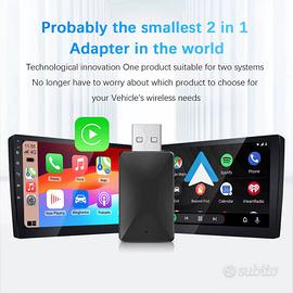 Adattatore Wireless Android Auto - Apple CarPlay