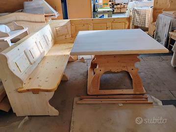 Giropanca più tavolo quadrato 