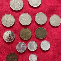 Lotto di 14 monete della Cecoslovacchia
