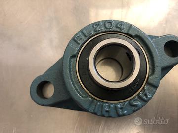 2 supporti in ghisa con cuscinetto oscillante