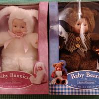 2 bambole Anne Geddes (bunny e bear) 