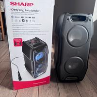 Cassa Party SHARP 180w Bluetooth - karaoke