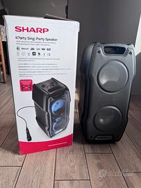 Cassa Party SHARP 180w Bluetooth - karaoke