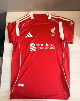 Maglia Liverpool FC Home 2025/26 Authentic T:L