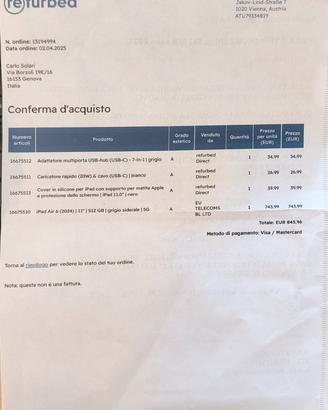 IPad (Apple) Air 6 (2024) 512 GB 5G