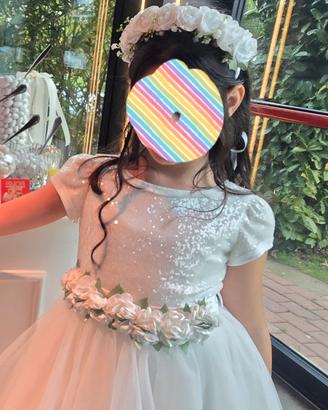 abito comunione bambina Monnalisa