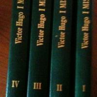 Victor hugo i miserabili 4 volumi rilegati