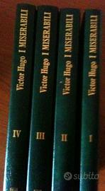 Victor hugo i miserabili 4 volumi rilegati