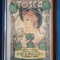 Fratelli Busini "  La Tosca "  Quadro anni '60