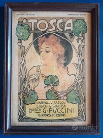 Fratelli Busini "  La Tosca "  Quadro anni '60