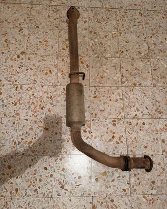 tubo di scarico anteriore con catalizzatore 
