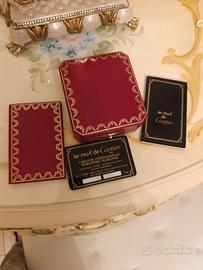 scatola Cartier per accendino completa di tutto 