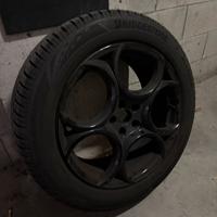 Cerchi stelvio e gomme termiche bridgestone da 19