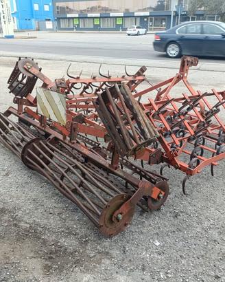 vibrocoltivatore con doppio rullo da 3,20m