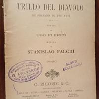 IL TRILLO DEL DIAVOLO At. Falchi ED. Ricordi 1899
