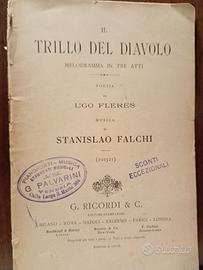IL TRILLO DEL DIAVOLO At. Falchi ED. Ricordi 1899