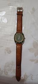 Orologio vintage Fossil Green Marble Ew 6803