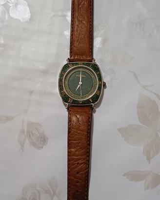 Orologio vintage Fossil Green Marble Ew 6803