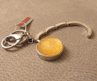 portachiavi con gancio porta borsetta 