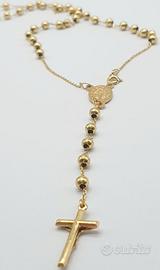 COLLANA ROSARIO ORO GIALLO 18KT 750 COD.1316A.24