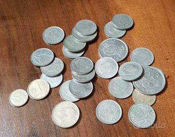 27 monete spagnole assortite (Psetas)