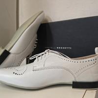 Scarpa unisex pelle bianca