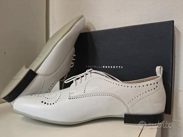 Scarpa unisex pelle bianca