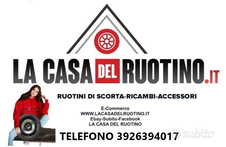 Ruotino di Scorta 16 Ruota 4 Fori Per Ford Ecosport Con kit Cric Crick  Ricambi