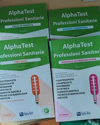 Libri Alpha Test nuovi 